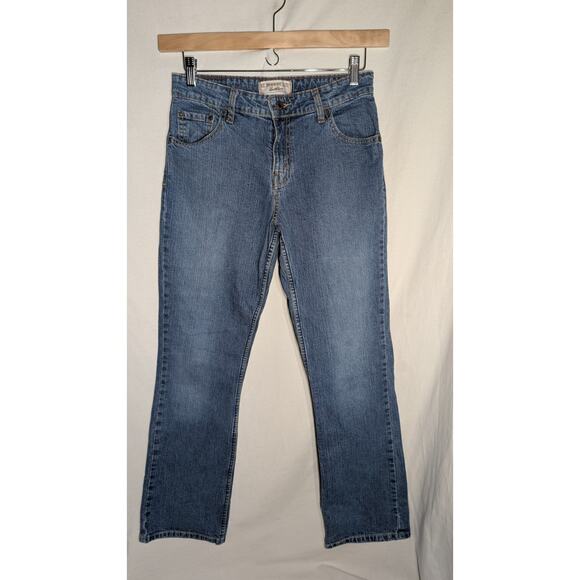 Levi Strauss Womens Mid Rise Bootcut Jeans Sz 6 Medium Blue Stretch Y2K - Picture 1 of 6